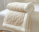 Reversible Sherpa Throw Blanket