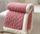 Reversible Sherpa Throw Blanket