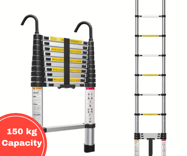 Telescopic Ladder (+ FREE Hooks)