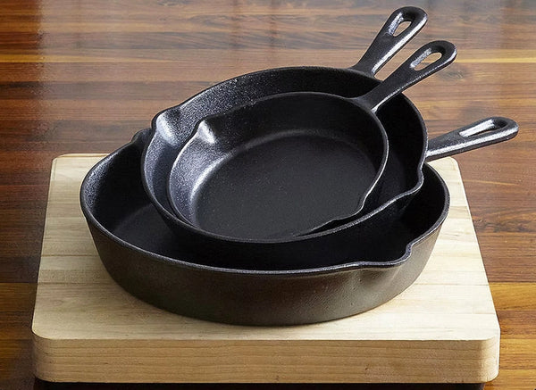 Cast Iron Skillet Set - 50% OFF