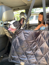 Premium Hammock Pet Car Seat Cover + FREE Pet Seat Belt