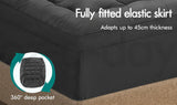 Bamboo Charcoal Mattress Topper - 50% OFF CLEARANCE