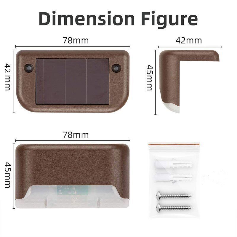 Outdoor Solar LED Deck Lights