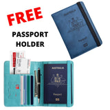 Travel Neck Pillow + FREE RFID PASSPORT HOLDER